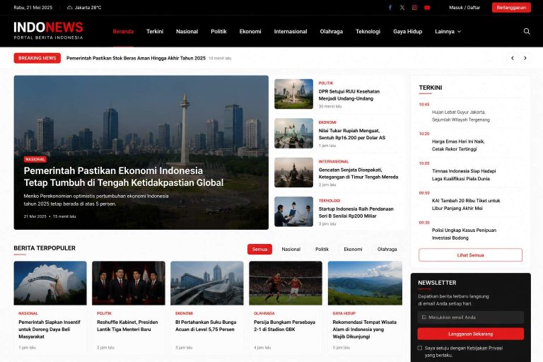 News Portal - Template Website Portal Berita