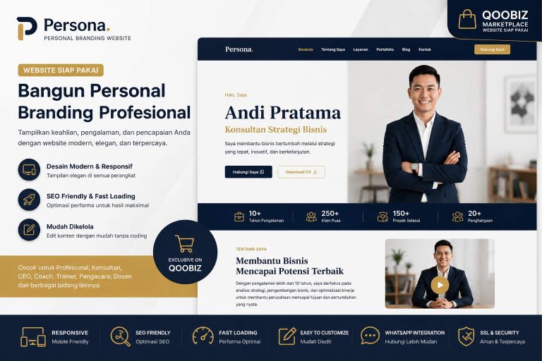 Persona - Template Website Personal Branding